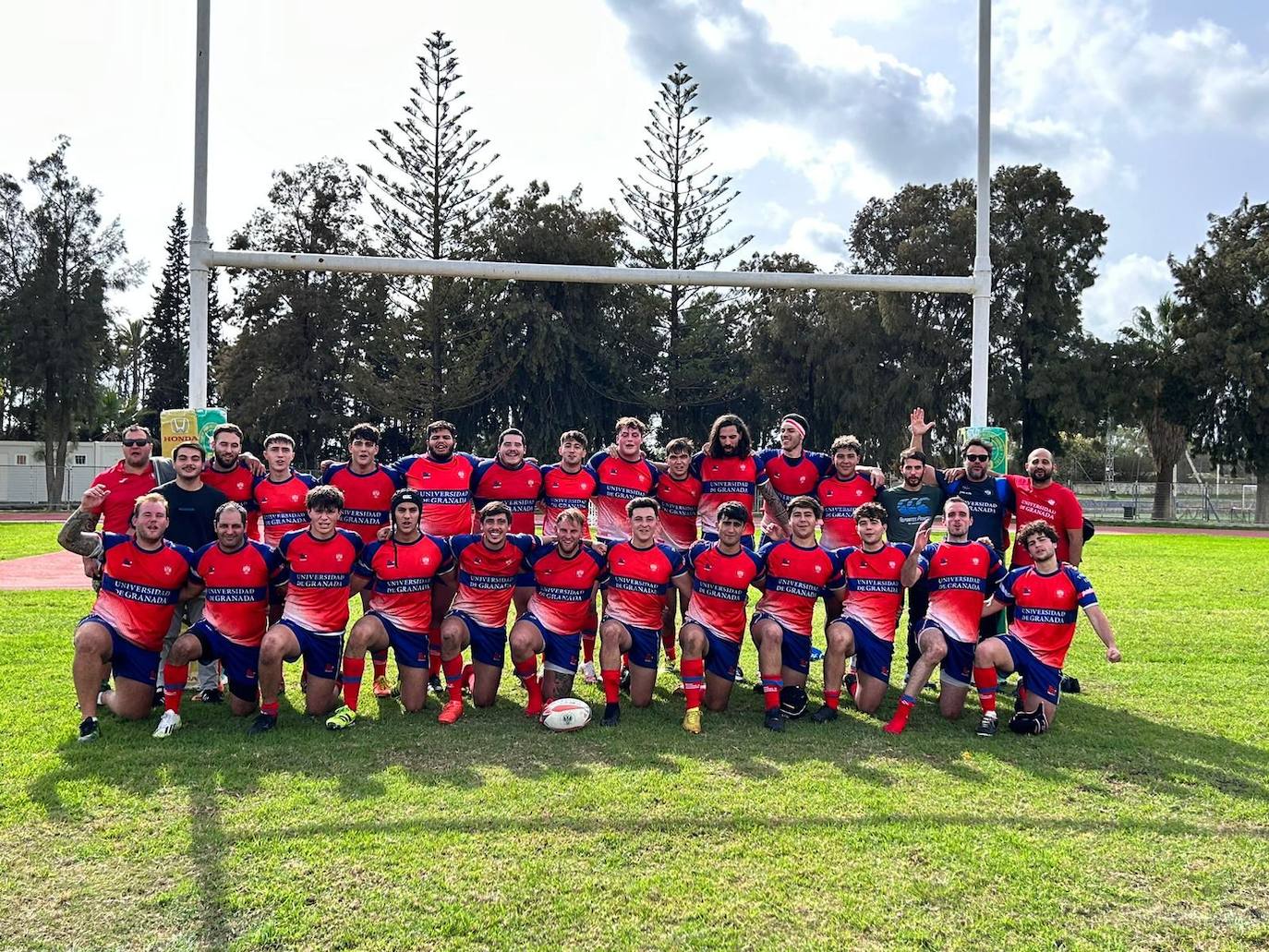 Equipo de rugby del Universidad de Granada.
