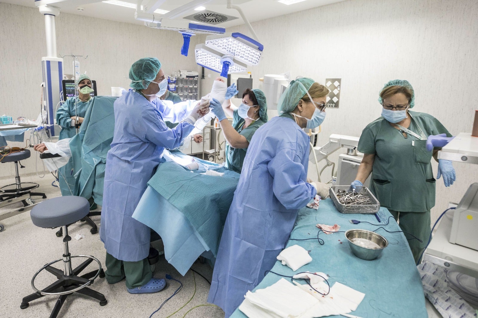 Imagen de archivo de una intervención quirúrgica.