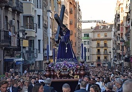 El Abuelo de Jaén, en procesión.