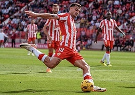 Marc Pubill volvió a hacer un buen partido frente al Villarreal.