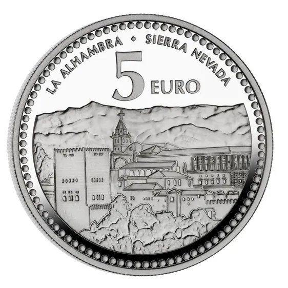 La colección de monedas que conmemora las capitales andaluzas, como Granada.