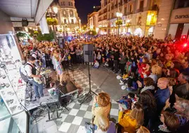 Concierto de la Noche En Blanco en Granada.