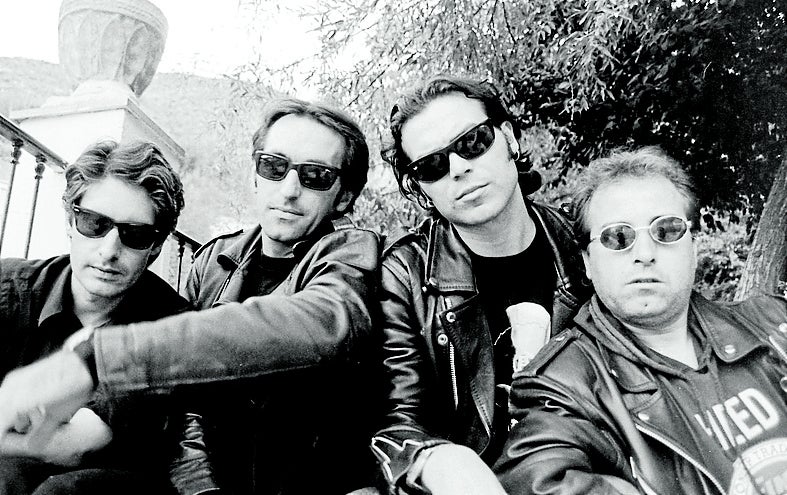 La banda TNT, con Jesús Arias a la izquierda.