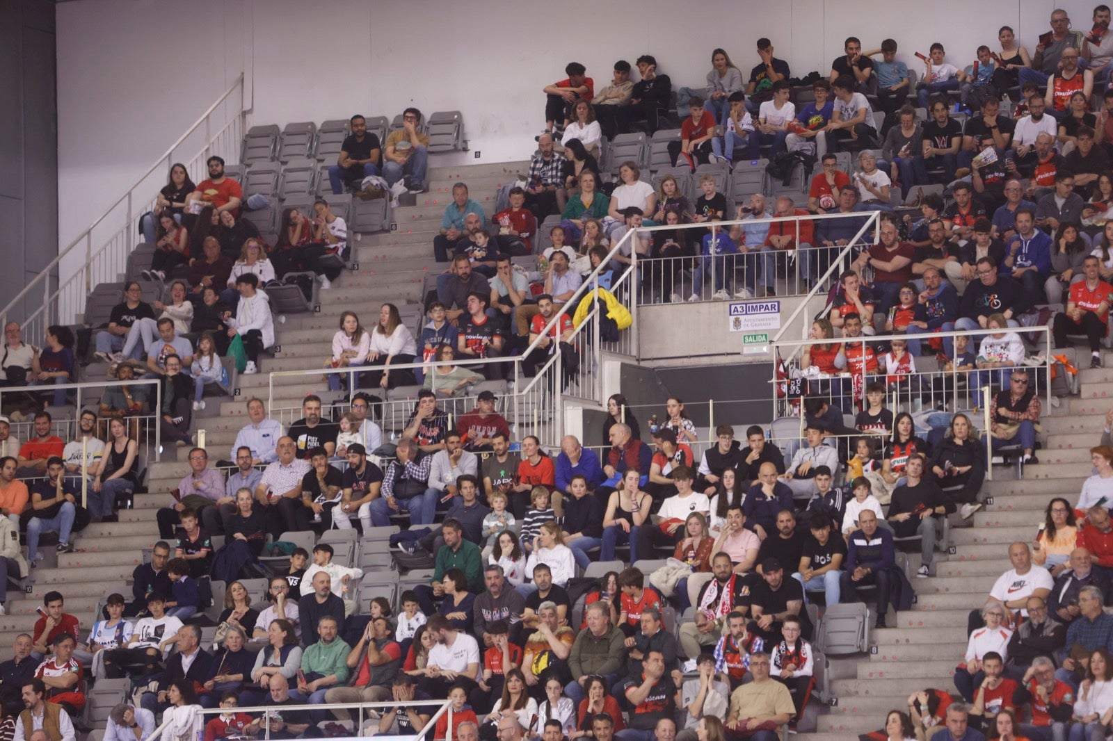 Encuéntrate en la grada durante el Covirán Granada - Breogán