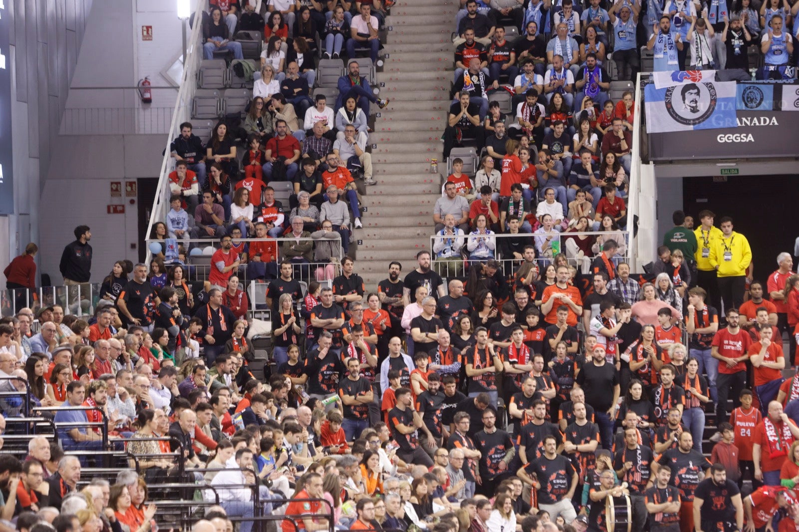 Encuéntrate en la grada durante el Covirán Granada - Breogán