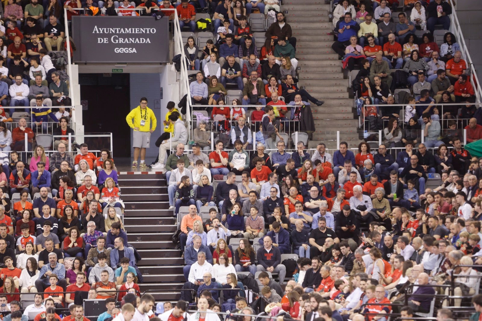 Encuéntrate en la grada durante el Covirán Granada - Breogán
