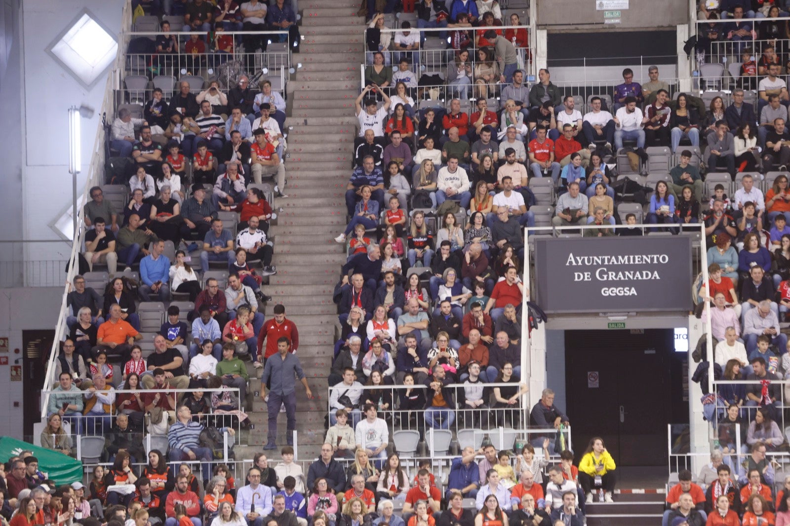 Encuéntrate en la grada durante el Covirán Granada - Breogán