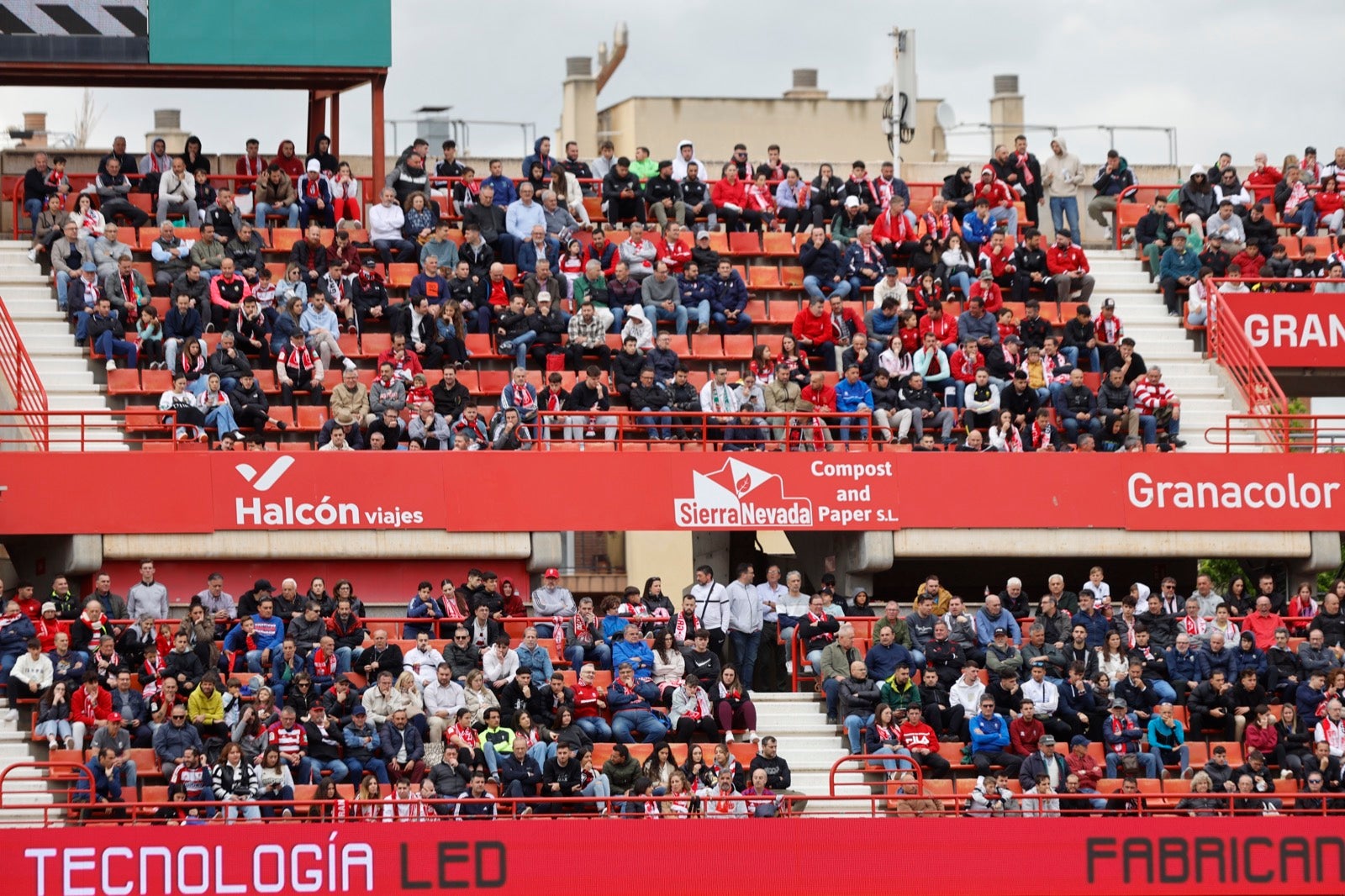 Encuéntrate en la grada en el partido entre Granada y Osasuna
