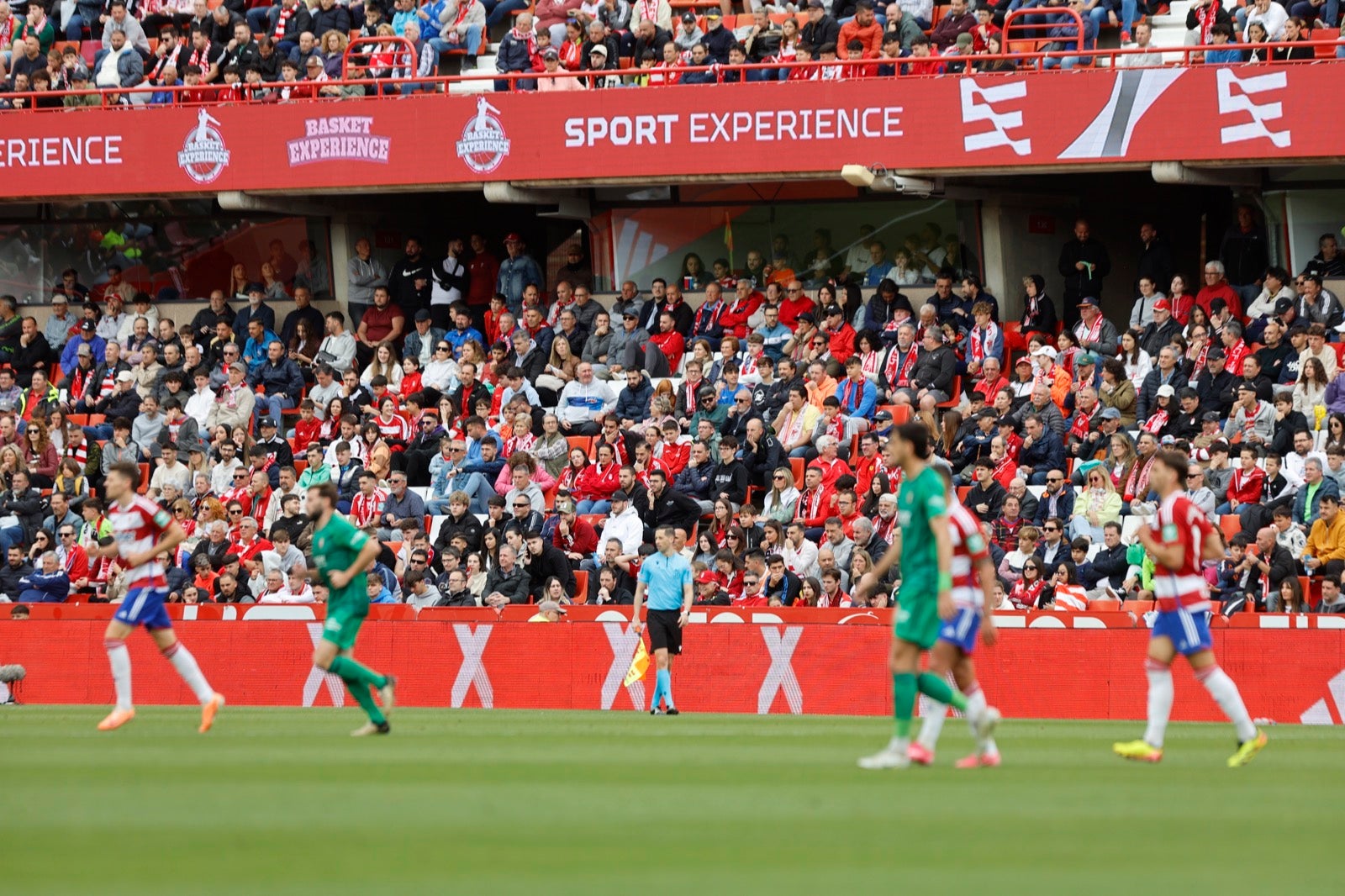 Encuéntrate en la grada en el partido entre Granada y Osasuna