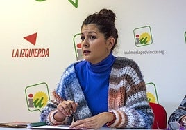 María Jesús Amate, coordinadora provincial de IU.