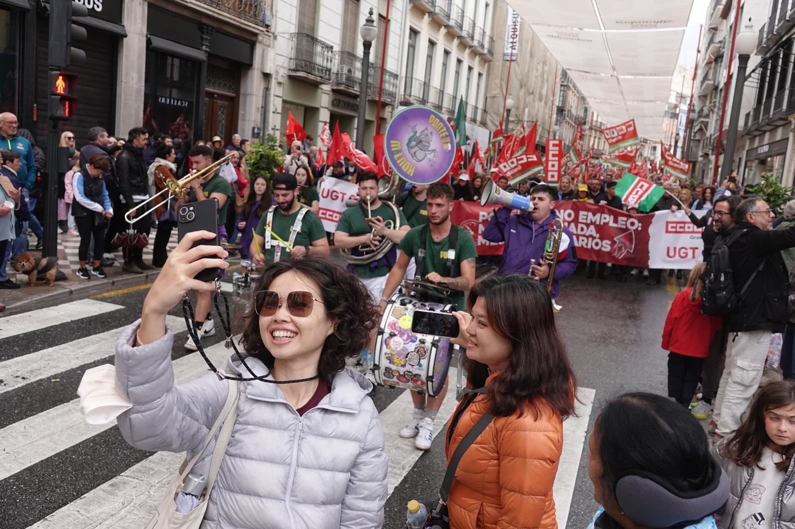 Las imágenes de una Primero de Mayo marcado por la lluvia