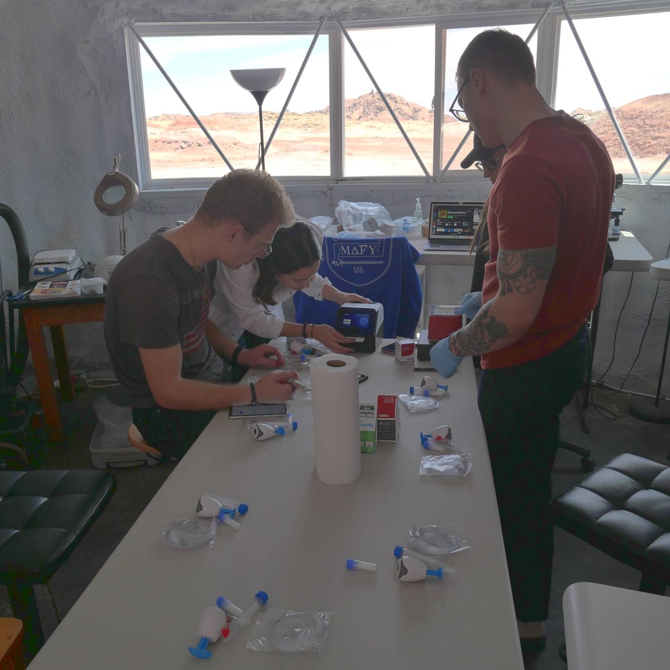 El álbum de fotos del viaje a Marte