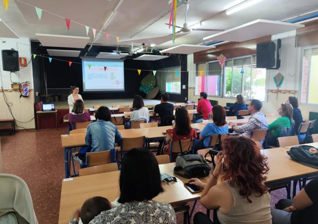 Actividad de Granabip en un centro escolar.