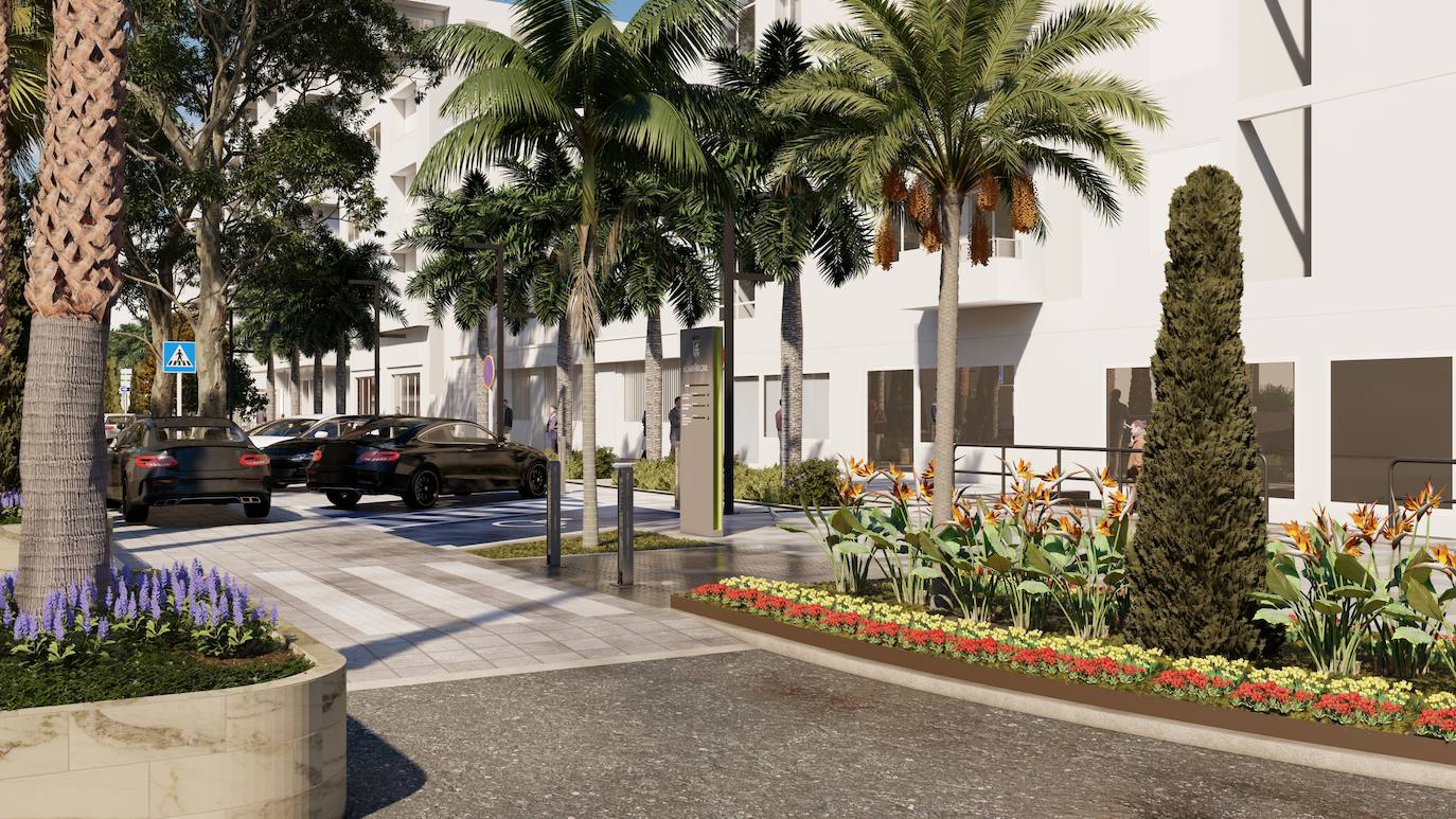 La remodelación completa de la arteria principal de Almuñécar, en imágenes