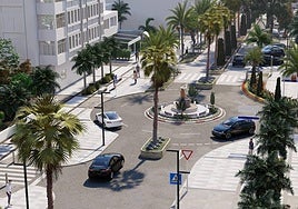 Recreación de la futura avenida sexitana.