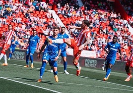 Imagen del partido disputado entre el Almería y el Getafe en la jornada 33