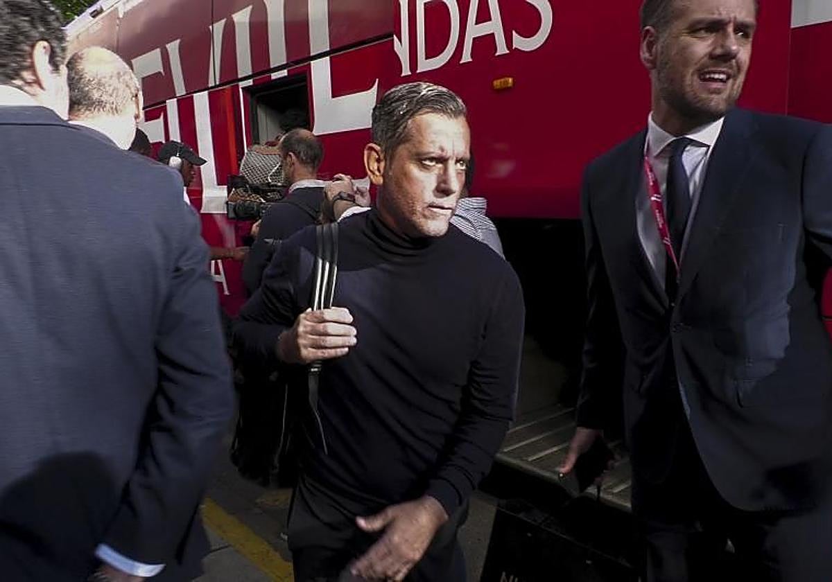 El entrenador del Sevilla, Quique Sánchez Flores.