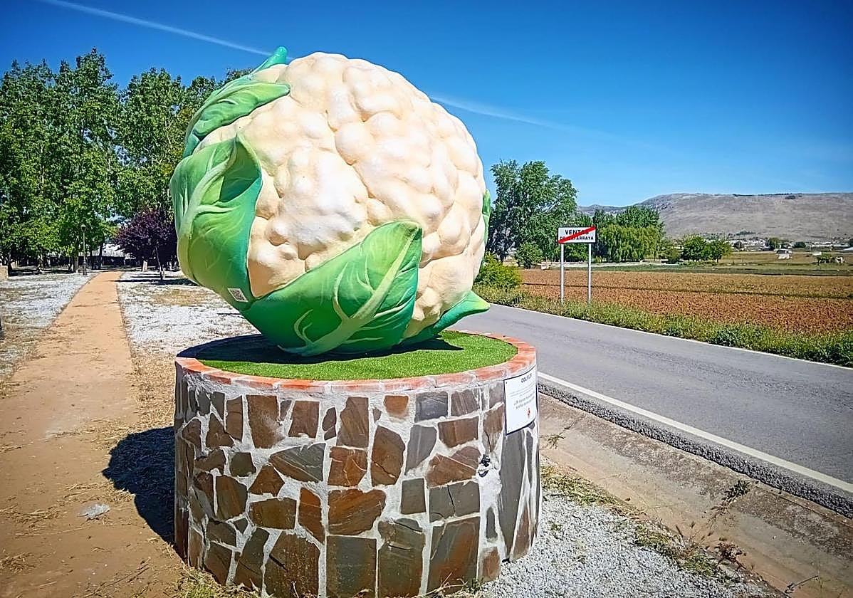 Hortalizas gigantes instaladas en Ventas de Zafarraya