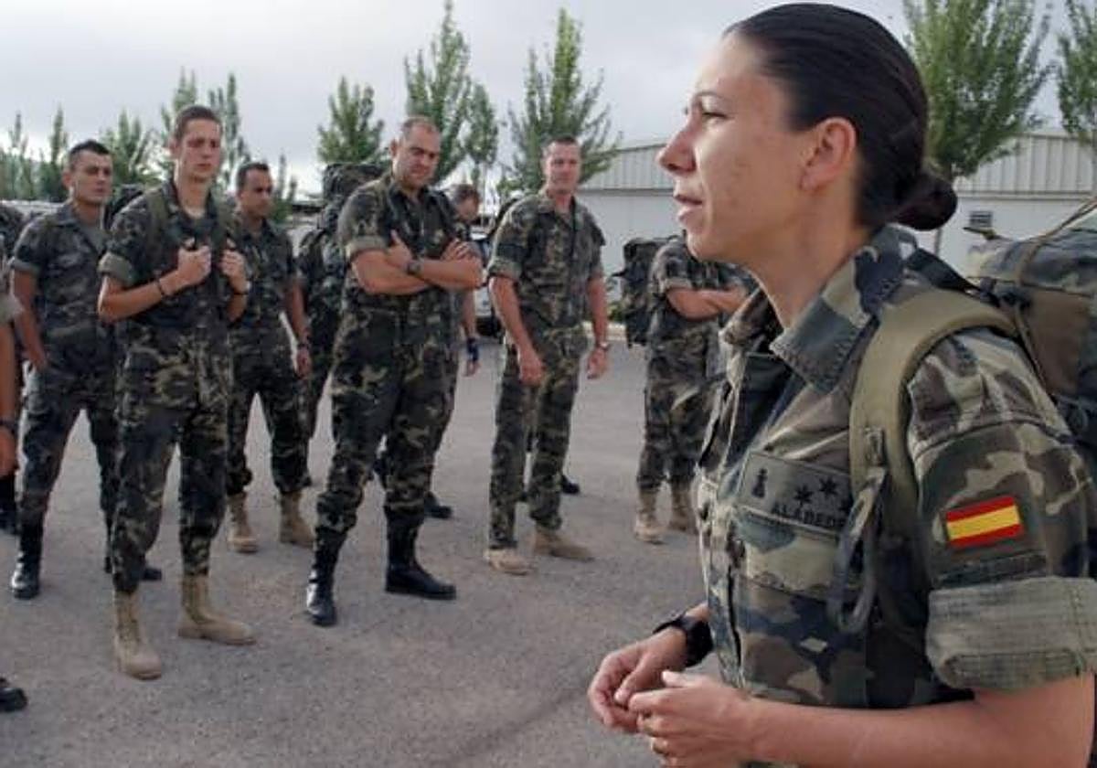 Mujer militar, en una imagen de archivo.