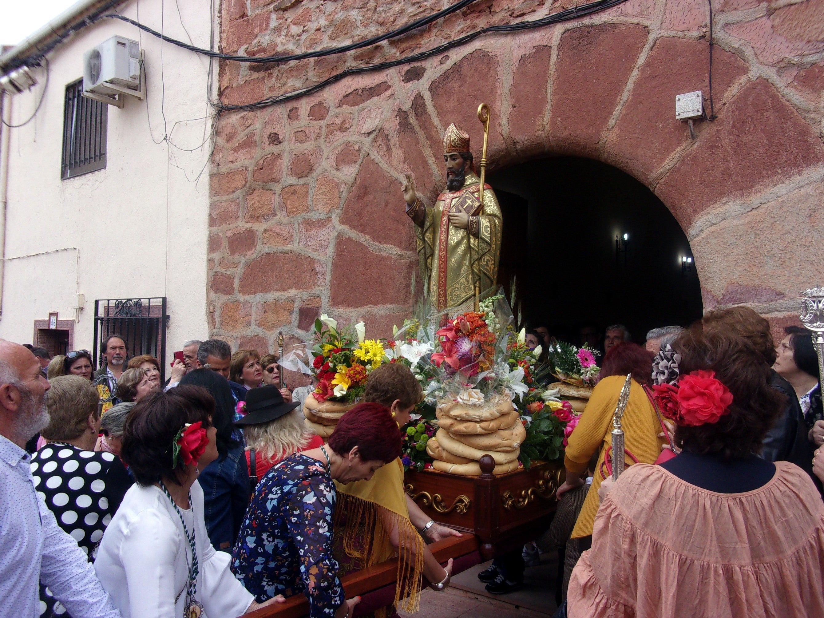 San Gregorio, procesión en Vilches.