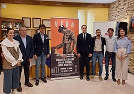 Presentación del cartel de toros a celebrar en Vera.