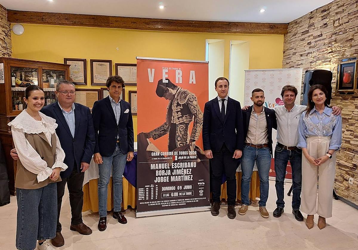 Presentación del cartel de toros a celebrar en Vera.