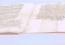 Imagen del documento restaurado.