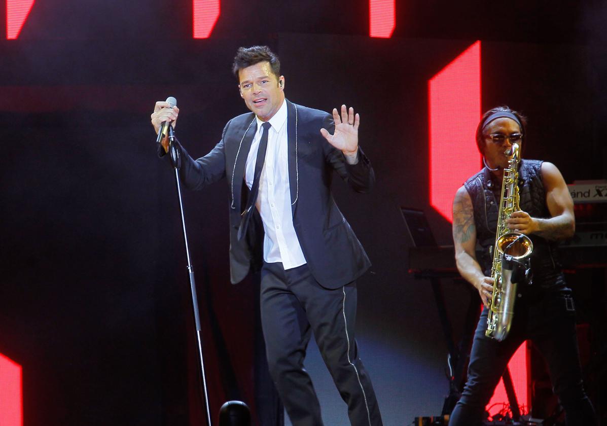 Concierto de Ricky Martin en la Plaza de Toros de Granada en 2017.