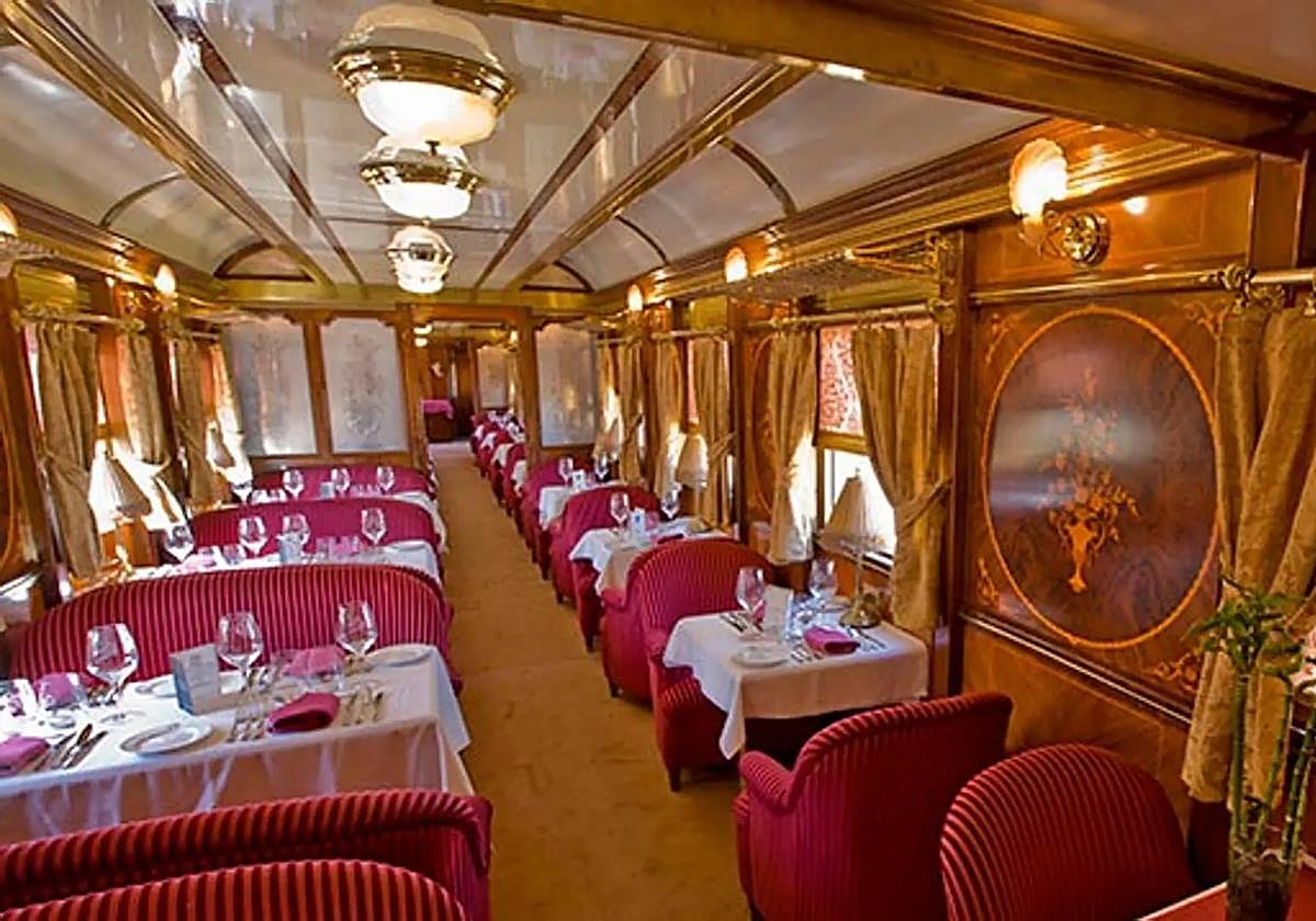 El tren de lujo Al Ándalus recorre los principales lugares de Andalucía.