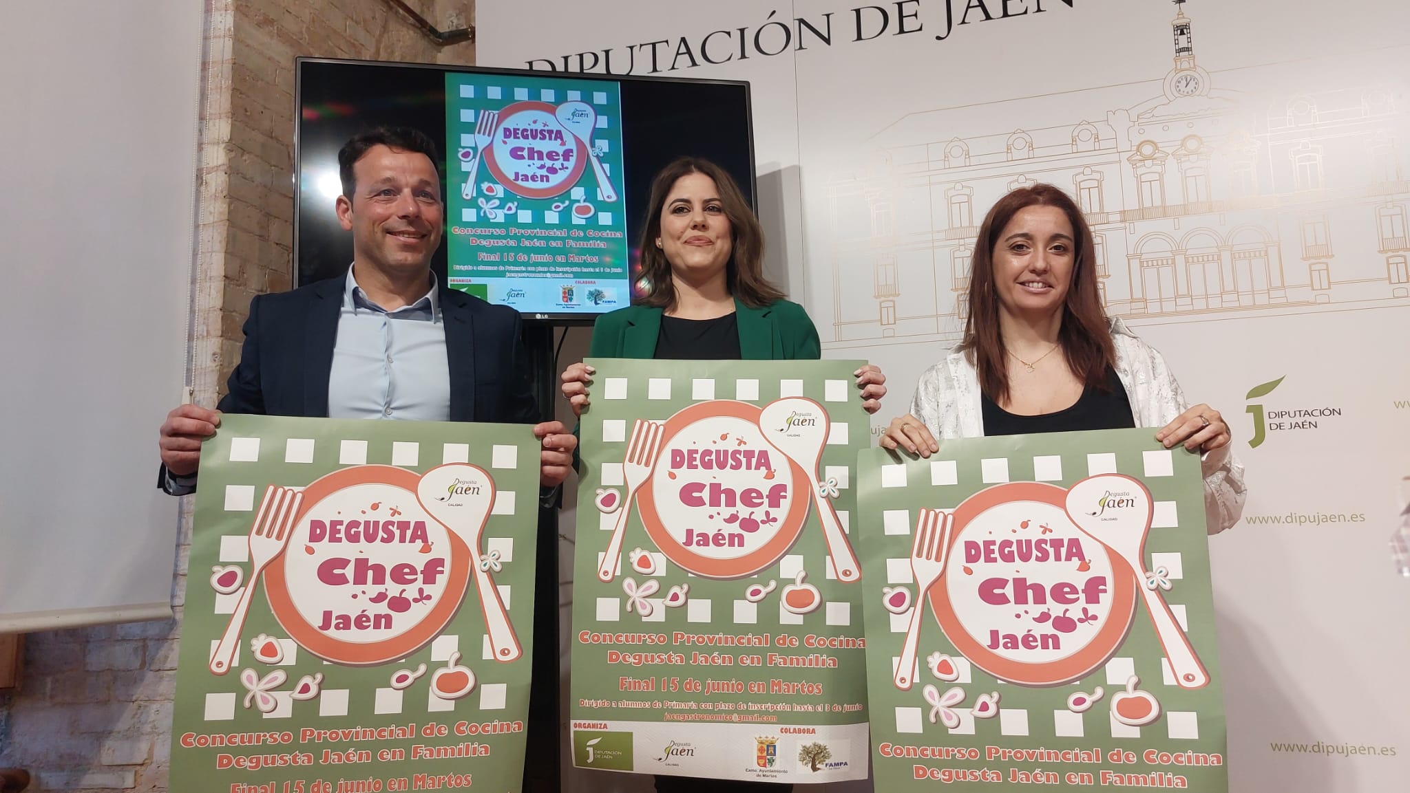 Presentación del concurso gastronómico escolar.