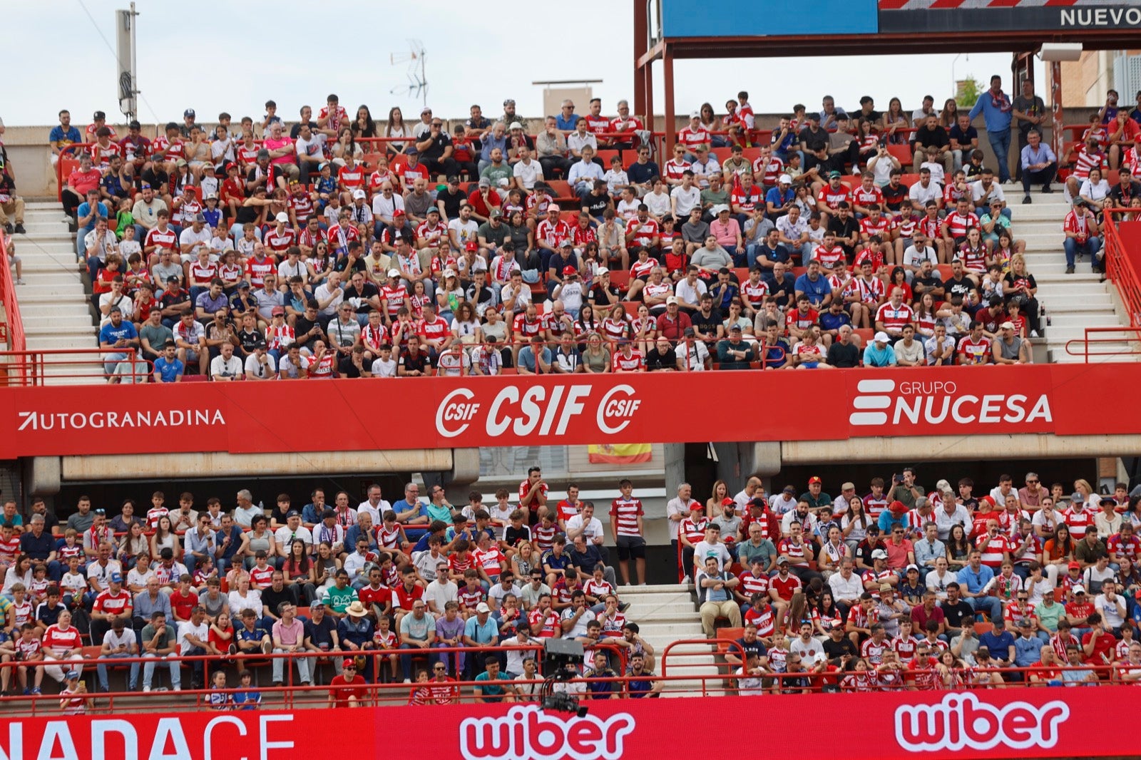 Encuéntrate en la grada en el partido entre Granada y Real Madrid