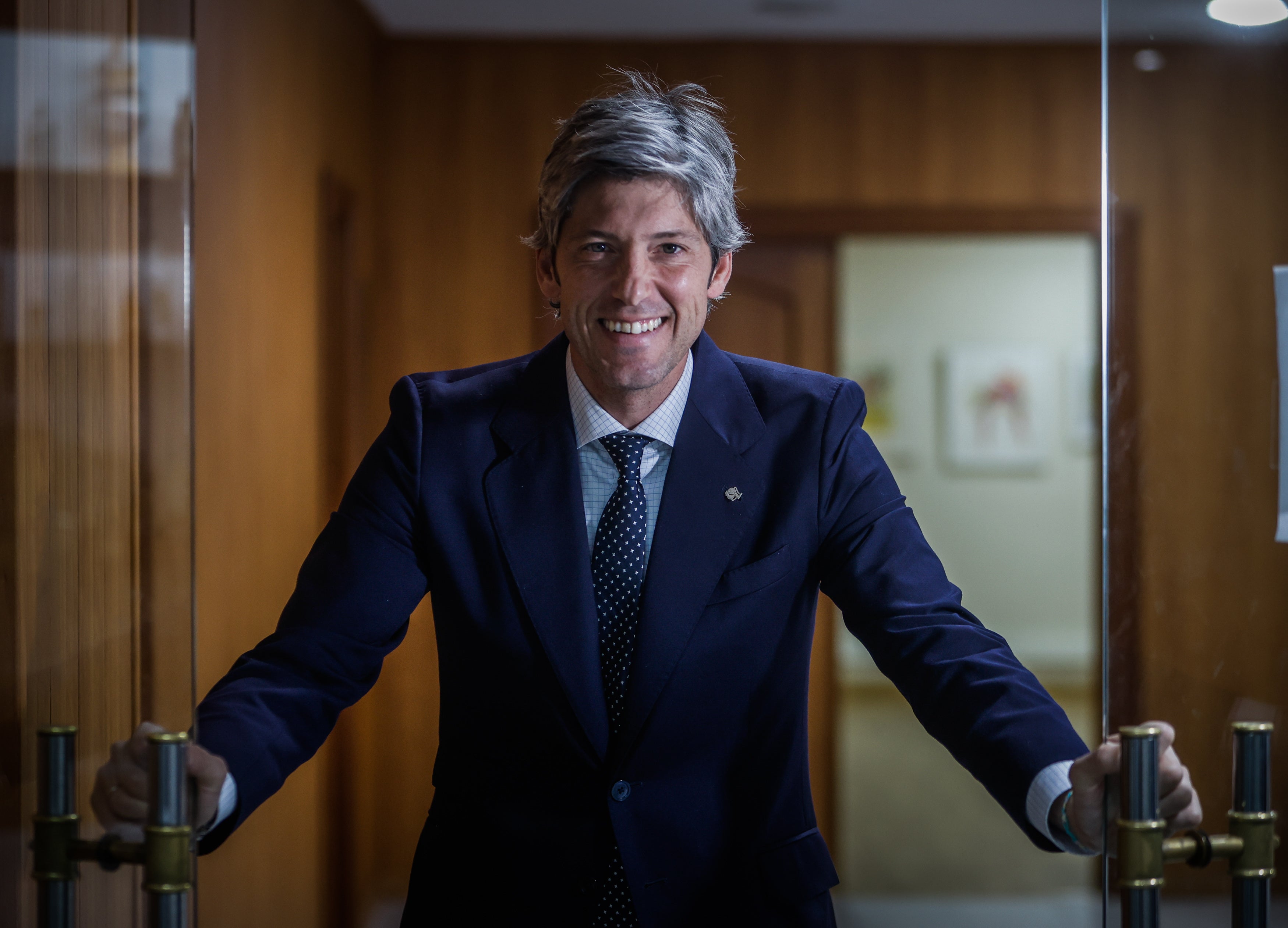 Juan Eloy, presidente del Colegio de Farmacéuticos de Granada.