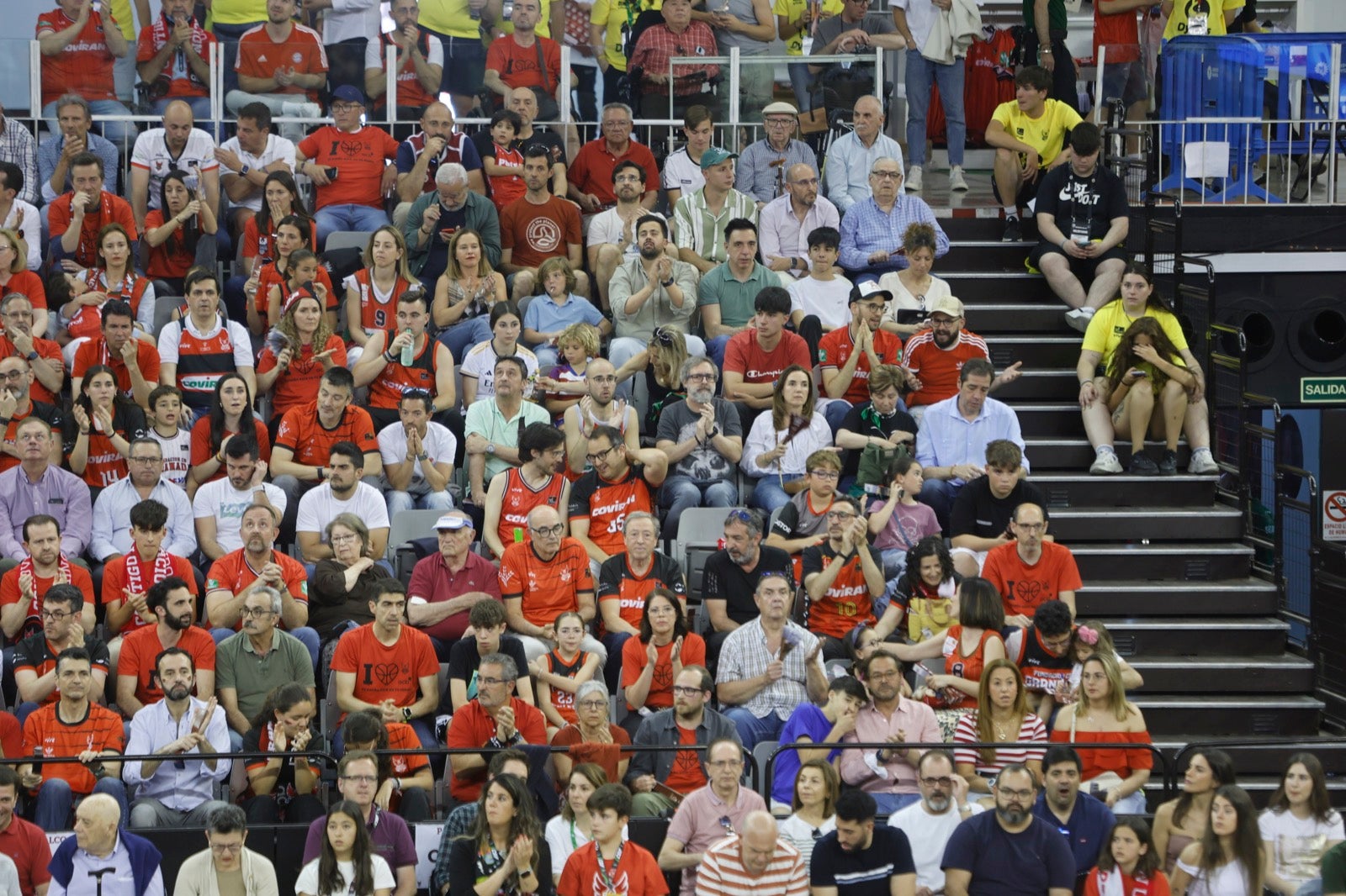 Encuéntrate en la grada durante el Covirán Granada - Gran Canaria