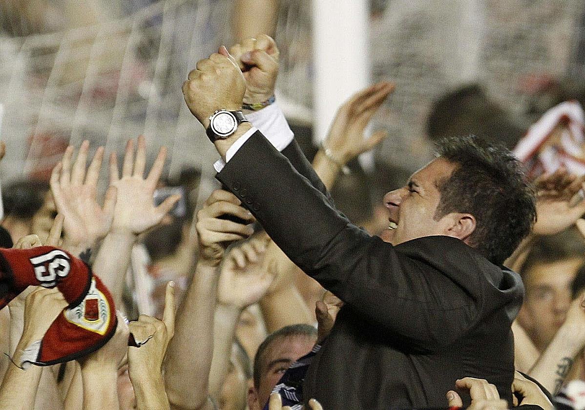 Sandoval, feliz con el Rayo.