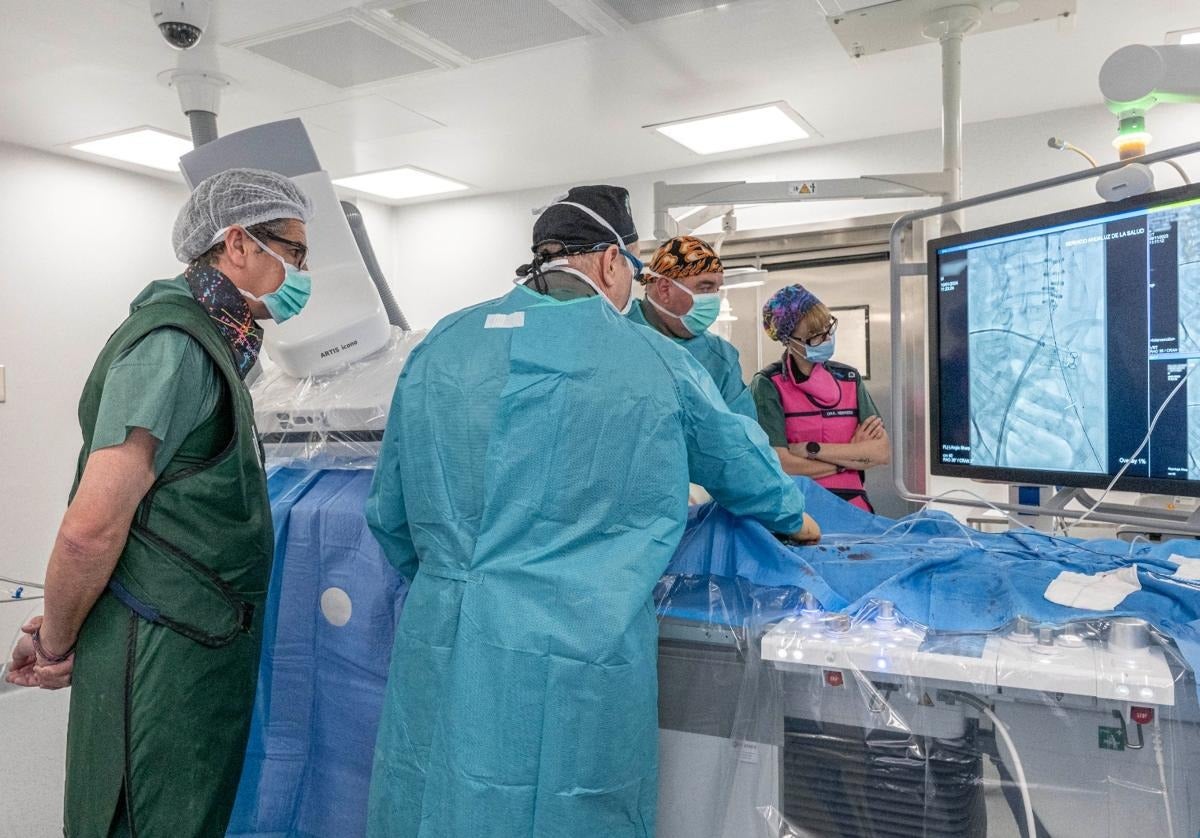 Imagen de un quirófano de un hospital jiennense.