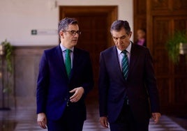 Bolaños y Lorenzo del Río en las XIX Jornadas de Presidentes de Tribunales Superiores de Justicia de España.