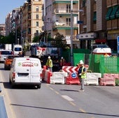 Comienza el corte del Camino de Ronda para la nueva boca del metro