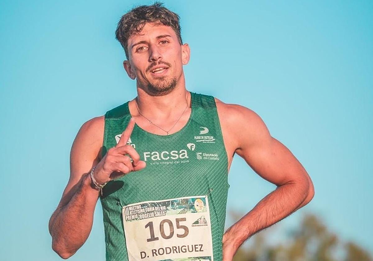 Dani Rodríguez, antes de correr.