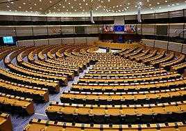 Hemiciclo del Parlamento Europeo.