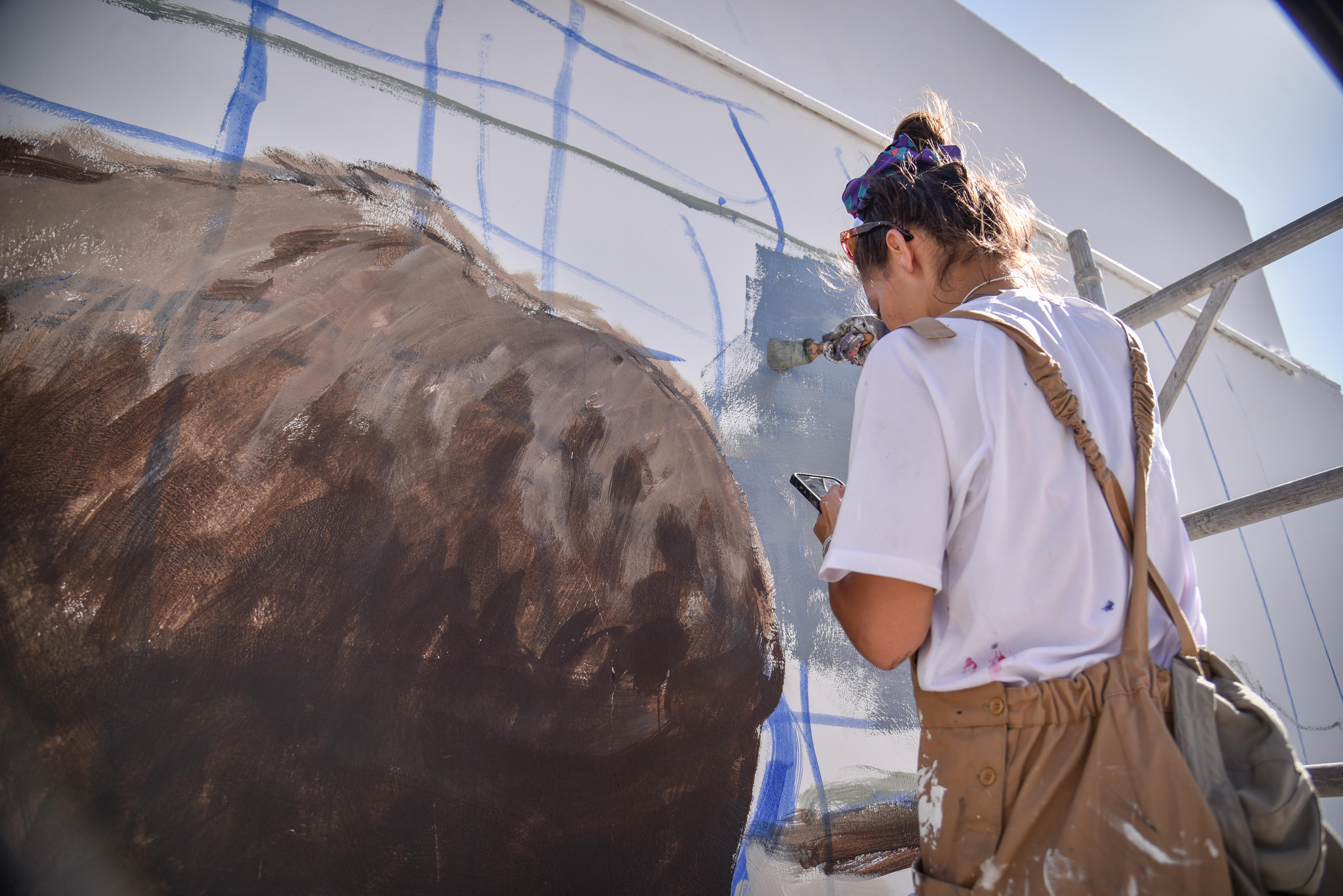 Salobreña inundada de grafitis artísticos, en imágenes