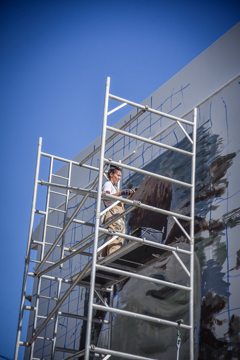 Salobreña inundada de grafitis artísticos, en imágenes