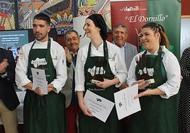Álex Jiménez, Rocío Fernández y Fátima Ramos