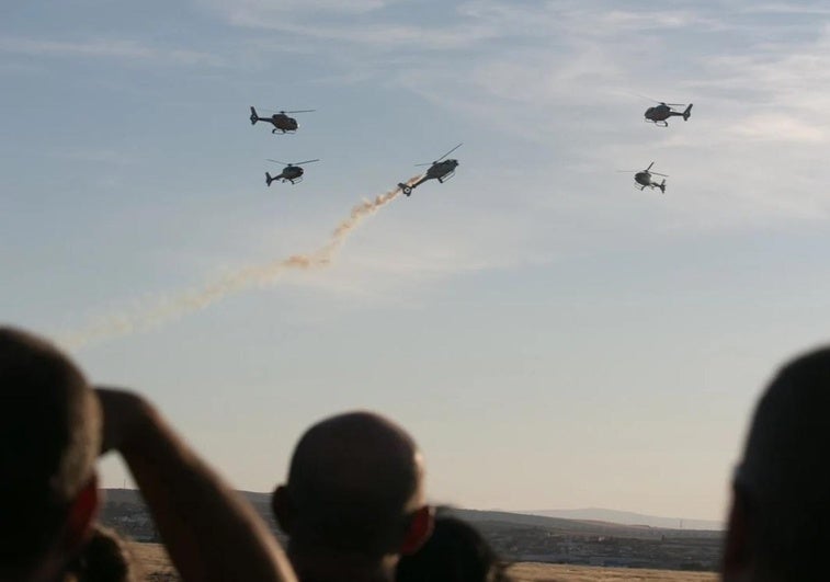 Patrulla Aspa en una exhibicón anterior.