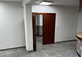 Interior de las instalaciones reformadas cedidas a la Plataforma de Jubilados por Jaén.