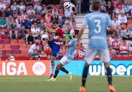Bruno Méndez, en un acción del partido.