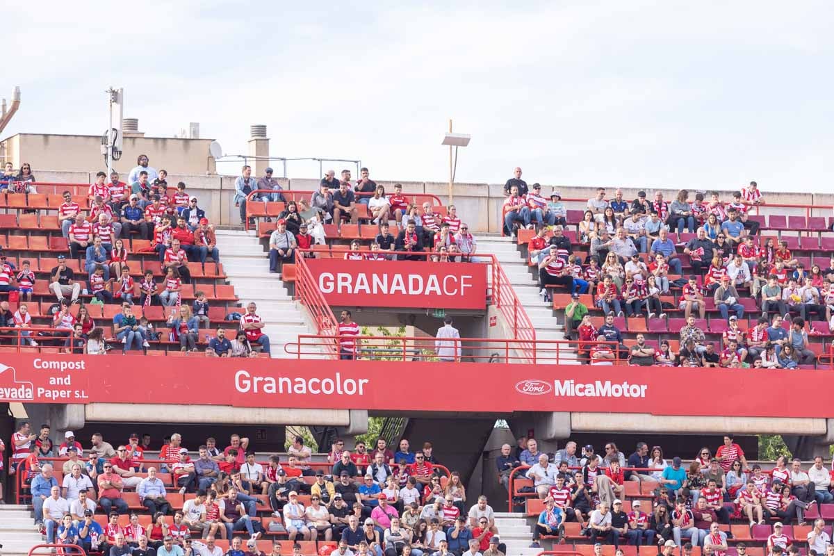 Encuéntrate en la grada en el partido entre Granada y Celta