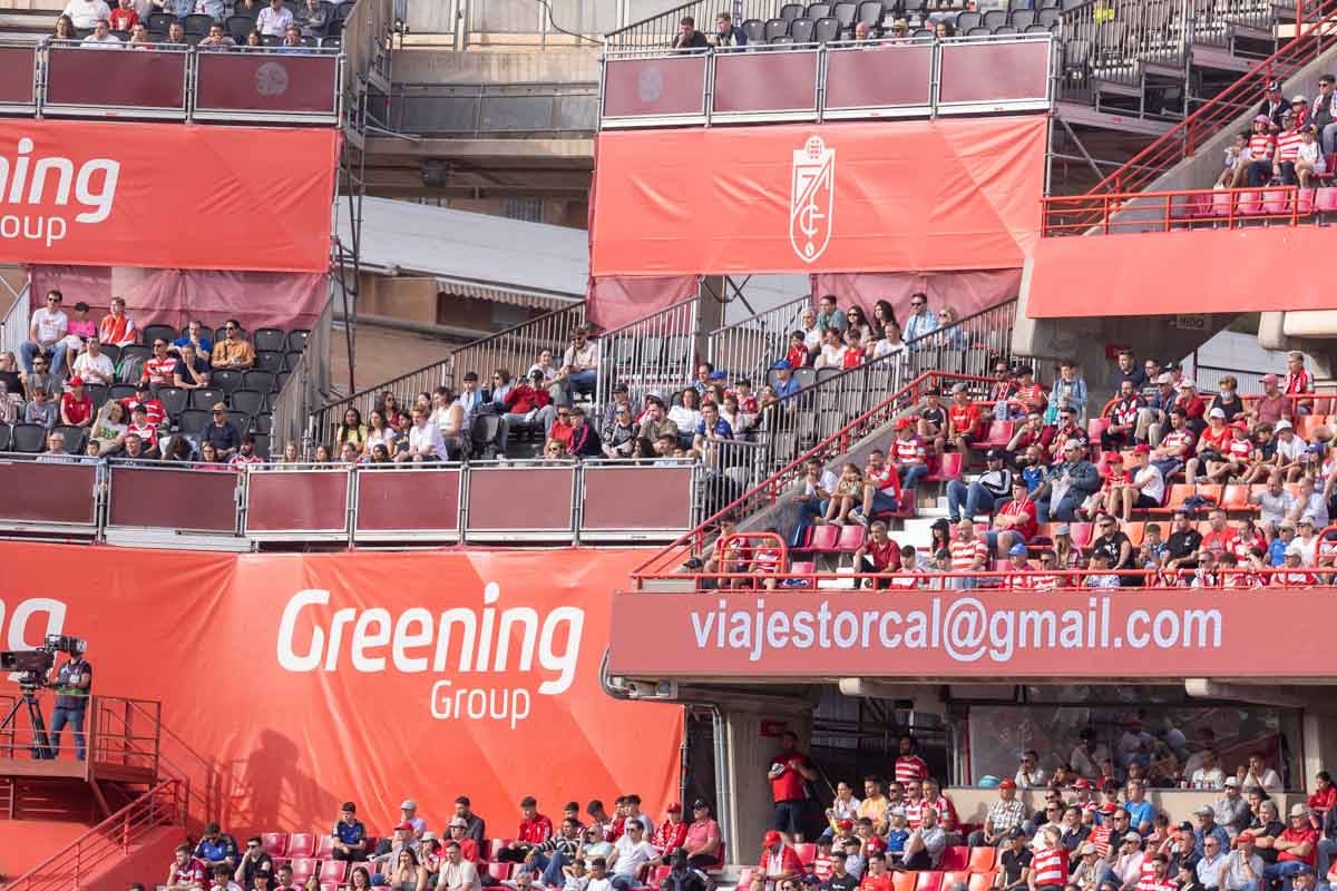 Encuéntrate en la grada en el partido entre Granada y Celta