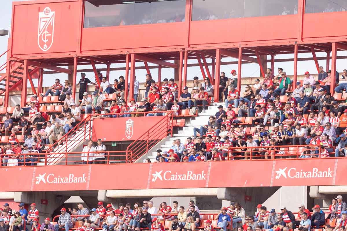 Encuéntrate en la grada en el partido entre Granada y Celta