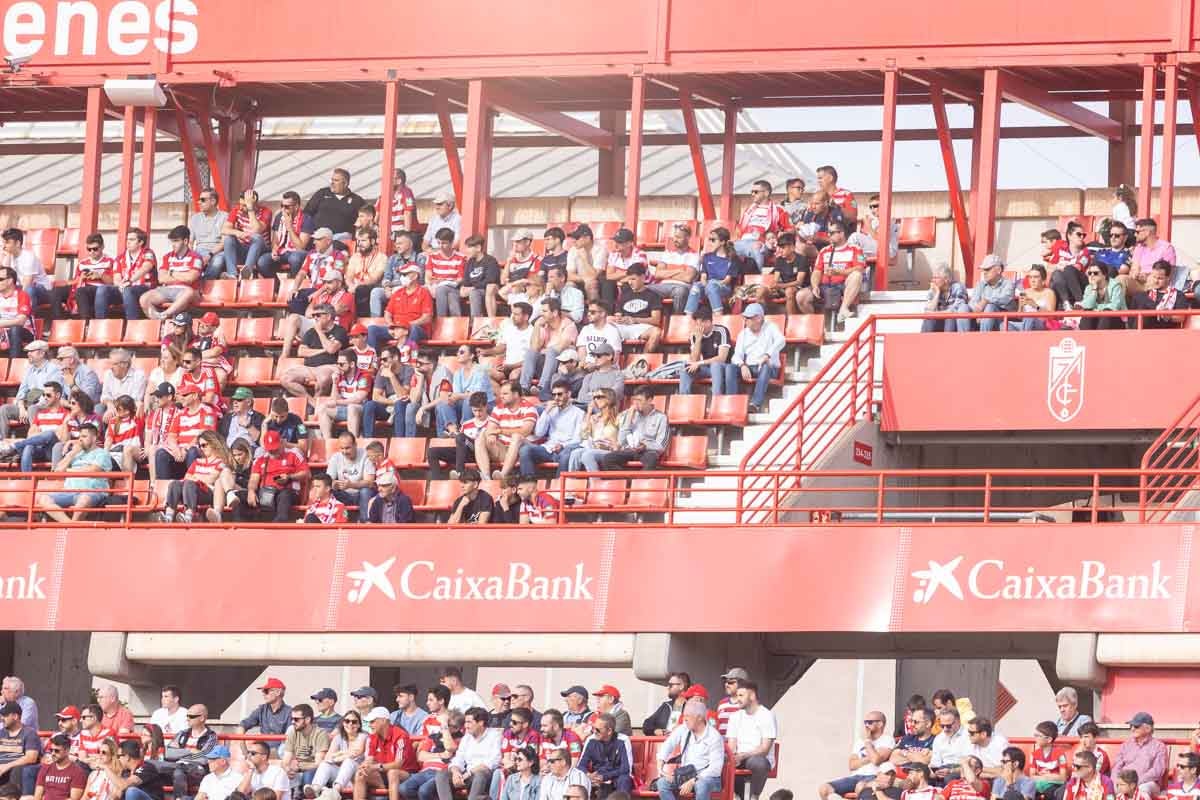 Encuéntrate en la grada en el partido entre Granada y Celta