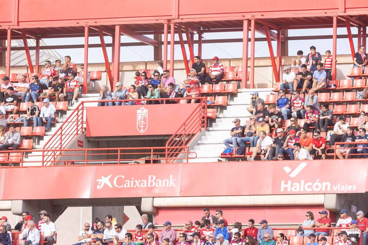 Encuéntrate en la grada en el partido entre Granada y Celta